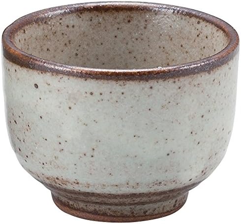 Yamashita Crafts 14080080 staklena čaša, bijela, 2,0 x 1,9 inča, karatsu u prahu, glazirana čaša