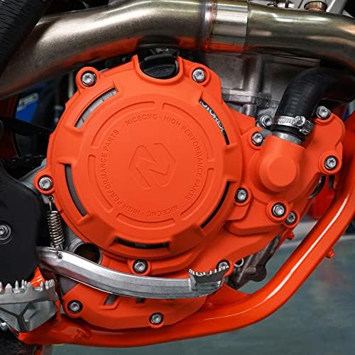 Nicecnc narančasta 4T poklopac radilice i pokrova kvačila za paljenje kompatibilan s KTM EXC-F 250 350 2017-22 XCF-W 350 2020-22 Husqvarna
