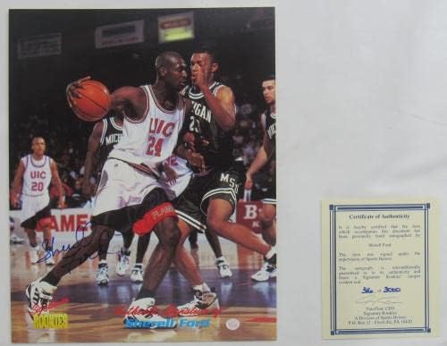 Sherell Ford potpisao Auto Autograph 1995 Potpis Rookies 8x10 košarkaška karta w - Autografirane NBA fotografije