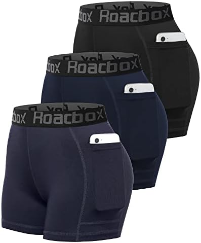 Kompresije Spandex Spandex Kratke hlače Žene - 3 /5 odbojkaške kratke hlače s brzim suhim džepom/džepom
