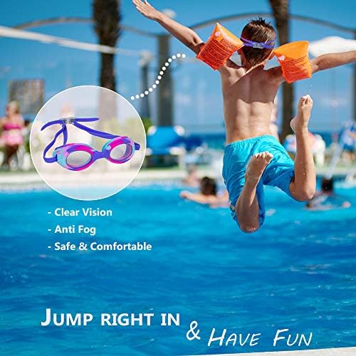 Splaqua Kids pliva naočale za dječake, djevojčice- podesive naramenice- UV zaštita plivanja