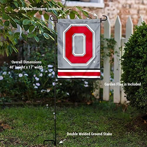 Ohio State Garden Flag and Flag Stand Welder Set