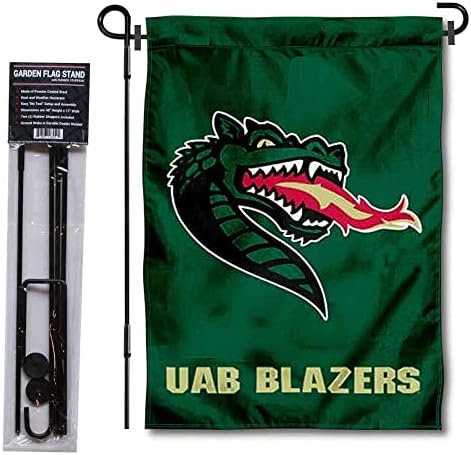UAB Blazers Garden Flag i američka zastava stajališta stuba set podređenih