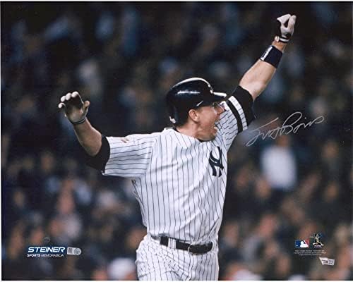 Scott Brosius New York Yankees Autografirani 16 X 20 2001. Svjetska serija Home Run Celebration Fotografija - Autografirane MLB fotografije