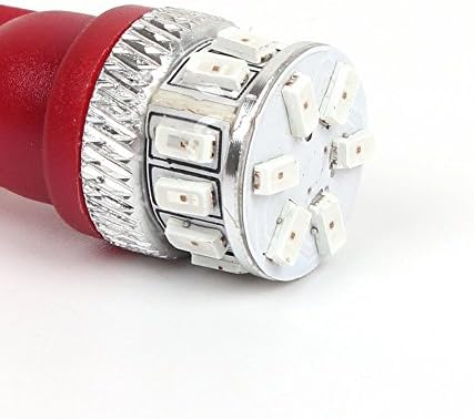 Alla Lighting 2x Super Bright W5W 168 158 194 čisto crvene LED žarulje Oznake registarske pločice s oznakom lampica kompatibilna s