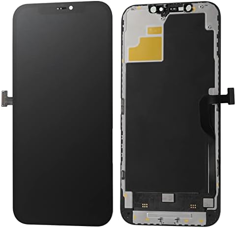 Blaga OLED ekran JUSWYUM za iPhone 12 Pro Max Zamjena zaslona sklop sa 6,7-inčni okvirom OLED zaslon 3D zaslon osjetljiv na dodir digitalizator,