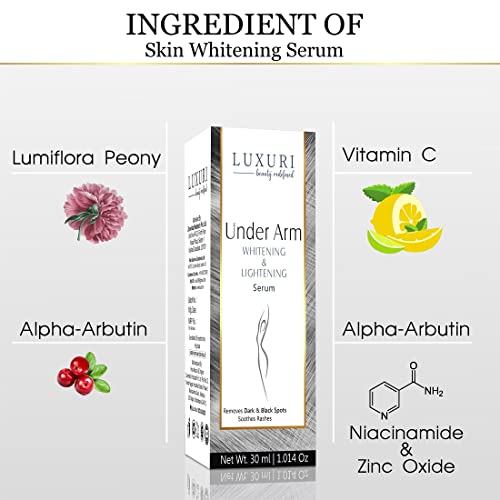 Luksuzni serum za izbjeljivanje i posvjetljivanje pazuha za sve tipove kože, i za muškarce i za žene-30 ml