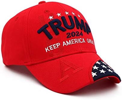 Trump 2024 Hat - Donald Trump šešir - 2024. Zadržite Ameriku Great Hat - Maga Camo vezeni podesivi bejzbol kapu s SAD zastavom