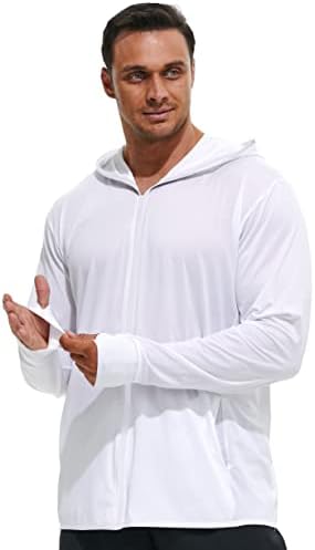 Muška majica s patentnim zatvaračem od 50 + s patentnim zatvaračem, košulje s dugim rukavima i džepovima, lagane majice za muškarce