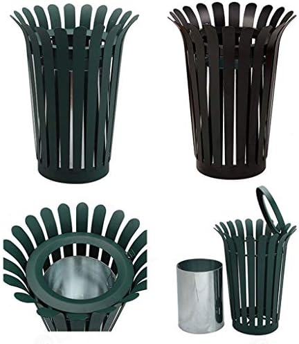 Kante za recikliranje recikliranje Vanjska kanta za smeće od kovanog željeza u europskom stilu retro kanta za smeće organizacija spremnika