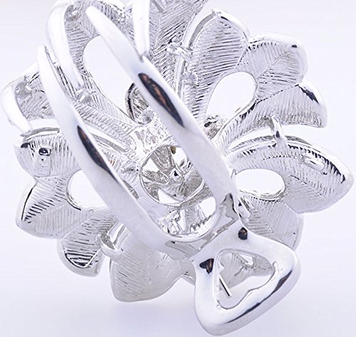 Silver čeljusti kristalne kopče za kosu aligator metal cvjetovi za vjenčanje kandži pribor lukovi