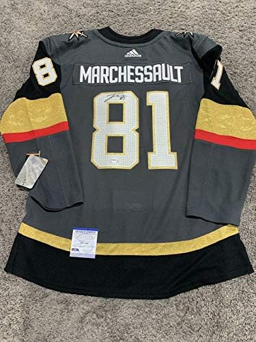 Jonathan Marchessault Vegas Golden Knights potpisali su Adidas Jersey w/PSA CoA 46 Novo - Autografirani NHL dresovi