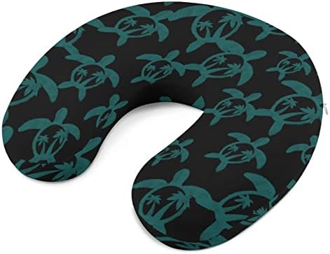 Havajska palma i morska kornjača putnički jastuk za vrat Pjena pjena u obliku zrakoplova za podršku glave
