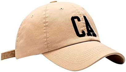 Vintage podesivi bejzbol šeširi za unisex pismo ispis lagano izdržljivo izdržljivo sunčano mame šešir casual putovanja