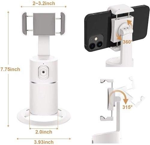 Boxwave postolje i montiranje kompatibilni s LG K22 - PivotTrack360 Selfie Stand, Mount za praćenje lica za praćenje lica za LG K22