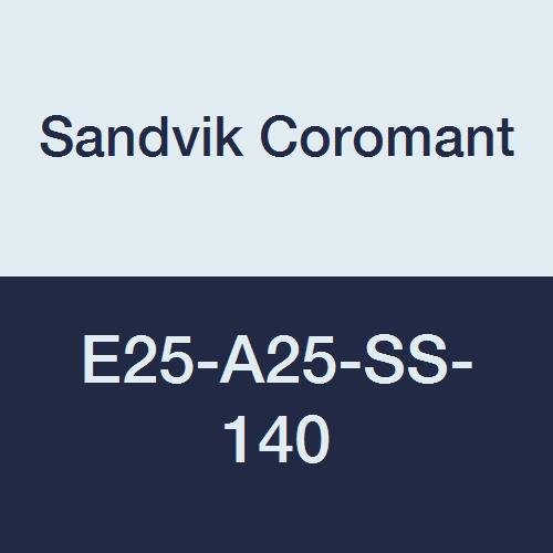 Sandvik Coromant E25-A25-SS-140 čelični cilindrični držač za izmjenjivu glavu, 1 broj flauta, duljina 140 mm