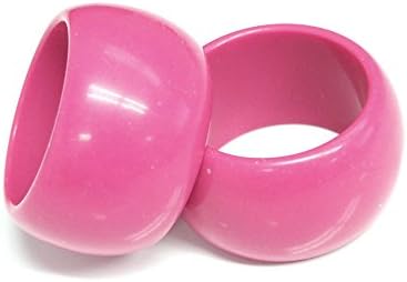 Homeford Firefly uvozi plastični držač prstena s okruglim salvetom, 1-1/2-inčni, 6-pack, tirkizni, 1-1/2