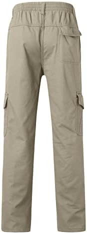 Muška modna ležerna labav pamuk plus džep u džepu up hlače baršunasti ukupna memorijska pjena