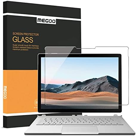 Megoo Surface Book 3 Protector zaslona 15 , Umjereno staklo/jednostavna instalacija/anti-opisnik, također za Microsoft Surface Book