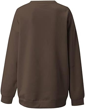 Pimelu jesenski džemperi za žene s duksericom grafička dukvica dukserica dugih rukava plus veličina labava bluza