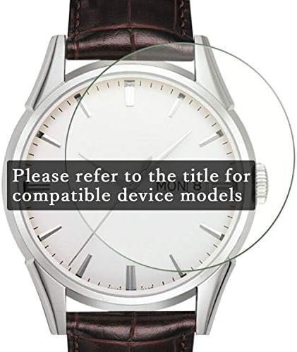 Synvy [3 pakiranje] Zaslon zaslona, ​​kompatibilan s Casio MTP-1183G-7ADF TPU Film Smartwatch Smart Watch Protectors [Ne ublaženo staklo]