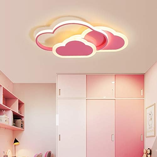 Gretd Led Strop Svjetlo za dječju sobu Modern Girls Dječji vrtić Spavaća soba za rasvjetu Svjetla kreativna ružičasta oblaka viseća