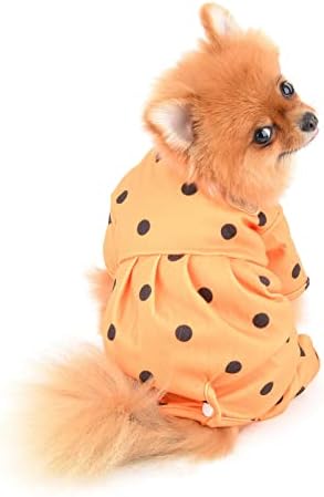 Paideful Mali pseći kombinezon Polka Dot proljetno ljeto cijelo tijelo Slatka pidžama mekana udobna štenaca odjeća za prozračnu mačke
