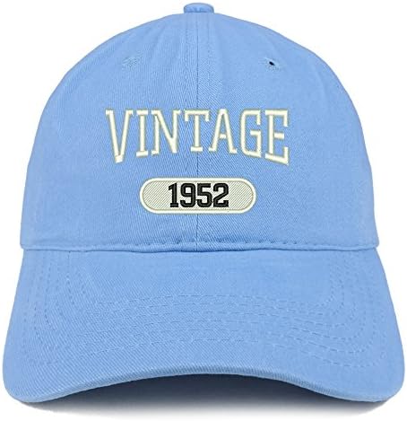 Modna trgovina Vintage 1952 vezena 71. rođendanska pamučna kapa labavog kroja