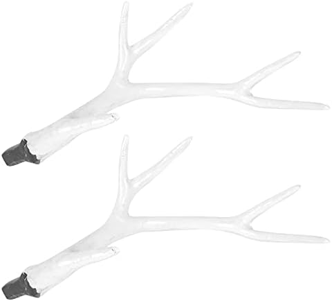 Aboofan Halloween jeleni rog kostim 1 par od 17 cm bijela simulacija plastični rogovi jelena diy cosplay životinje rog headbang božićni