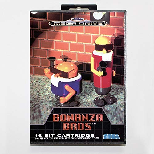 ROMGAME BONANZA BROS 16 -BITNI SEGA MD kartica s maloprodajnim kutijama za Sega Mega Drive for Genesis