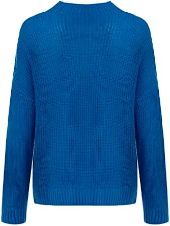 Kabelski džemper za ženski kabel pleteni dugi rukav pulover pulover zima labavi kardigan skakač tunika vrhovi