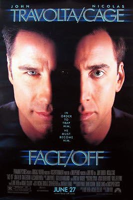 Face Off - 27x40 d/s Originalni filmski plakat One Sheet 1997 John Travolta Nicolas Cage