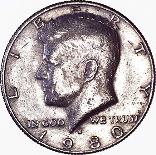 1980. d Kennedy pola dolara 50c vrlo fino