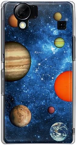 Casemarket SoftBank Aquos Phone Polikarbonat Clear Tvrdi futrola [svemirska plana plava zviježđa - Vodenjak]