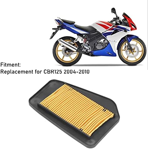 Motociklistički zračni filter, motociklistički motor plastični zračni filter za čišćenje zraka 17210 -KPP -860 Zamjena za CBR125 2004-2010