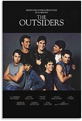 The Outsiders filmski plakat tinejdžerska drama uredski plakati Art Canvas Slikanje tiska zidne umjetničke platnene otiske viseće slike