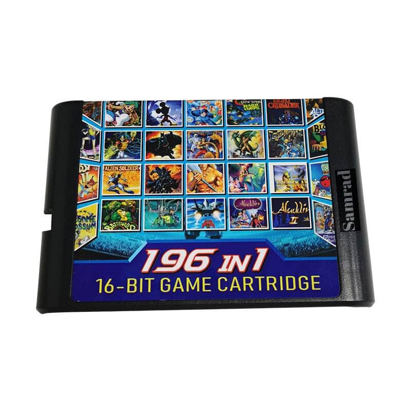 Samrad Super Card 196 u 1 multi uložak za Sega Genesis Mega Drive 16 Bit Game Console