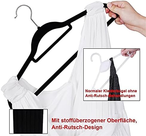 FSYSM 10 komada vješalice za odjeću šarene vješalice za baršunaste odjeće s više funkcionalnih vješala za odjeću za košulje haljine
