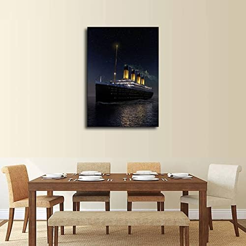Brod koji nikad ne potone Titanic Ship poster zid umjetničko slikanje platno tisak inspirativna duhovna soba spavaća soba Dnevna soba