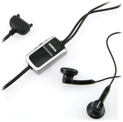 Crne i srebrne stereo slušalice s prekidačem za uključivanje / isključivanje za Nokia E60 / E61 / E62 / E70 / N70 / N71 / N73 / N80