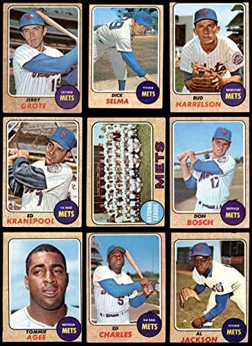 1968. Topps New York Mets Team Set New York Mets GD+ Mets