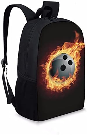 PENSURA Dječja školska ruksaka za dječake novitet vatra goruća lopta tiskana predškolska roka za casual daypack lagana ruksačka torba