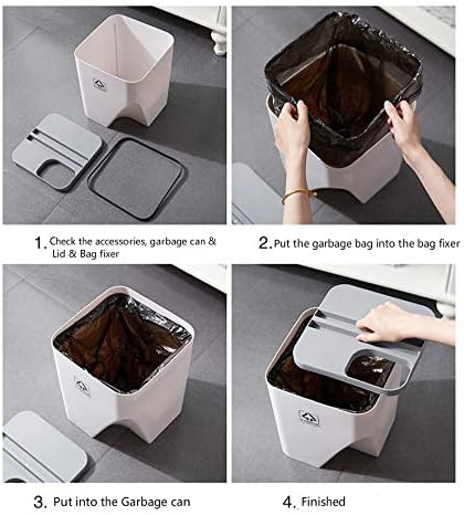 klasifikacija slaganja između kuhinjskih kanti kreativna kućna kanta za smeće velikog kapaciteta kupaonska kanta za smeće suha i mokra