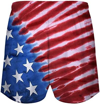 Pidžama kratke hlače za žene Dan neovisnosti ženski uzorci američke zastave Ležerne ženske biciklističke kratke hlače s podstavom
