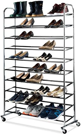 Organizator cipela - Chrome Shoming Storage Supreme 50 Pair Organizator cipela za cipele Organizator cipela