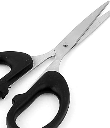 O. crne plastične škare i olovka za škare trimer za šivanje papira ravne škare za rezanje ručni alat