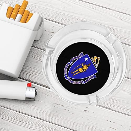 Massachusetts State zastave staklene pepeljare za cigarete CIARD Klasični okrugli čist kristalni pepeljasti