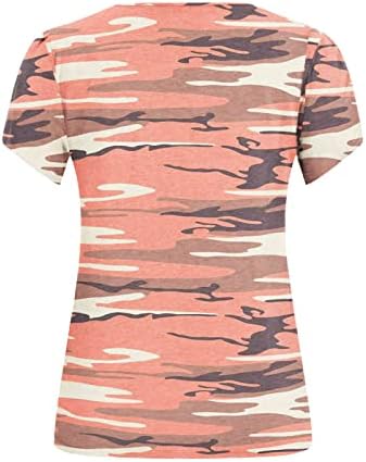 Ljetna jesen labav fit opuštena majica bluze za djevojčice kratki rukavi duboki v vrat pamuk grafički salon top 7d 7d
