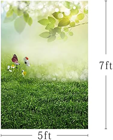 Krzneni fond 5 97 Stopa proljetna sunčana pozadina za fotografiranje Uskrsni Bokeh mrlja zelena trava travnjak pozadina za fotografiranje