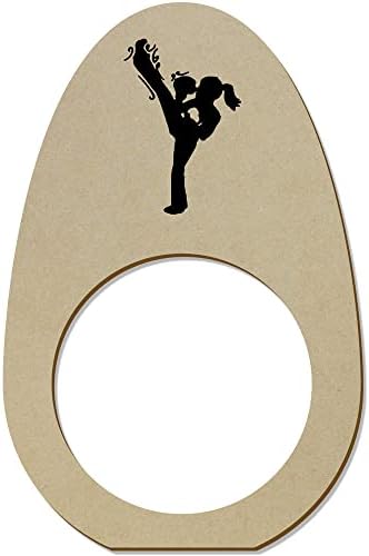 Azeeda 5 x 'kick bokser' drveni prstenovi/držači